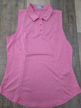 Women’s Callaway Sleeveless Golf Polo, Size Medium